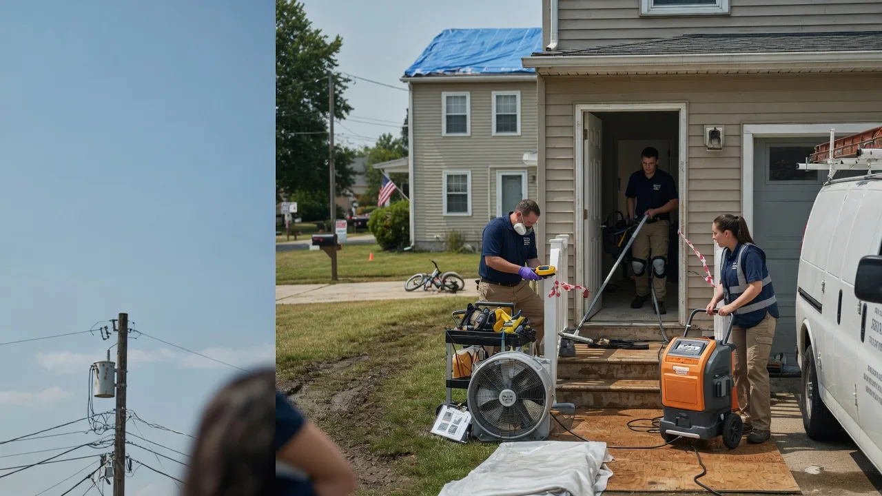 Water Damage Repair in Milan, IL near me